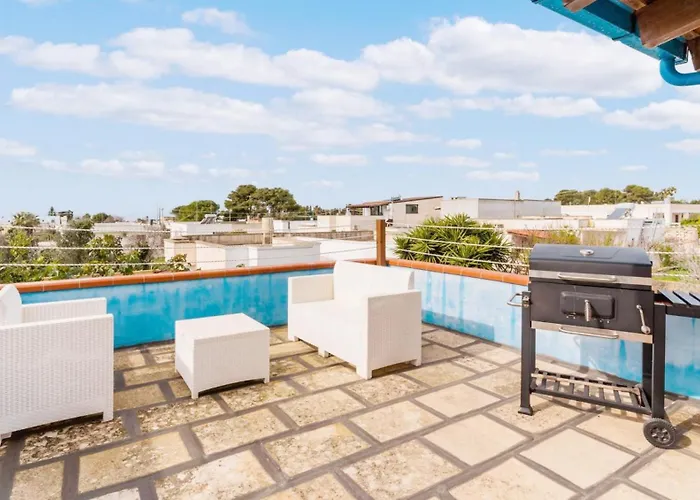 Prázdninový dům Monolocale Ondablu N2 Con Terrazzo A - Apulia Torre Suda